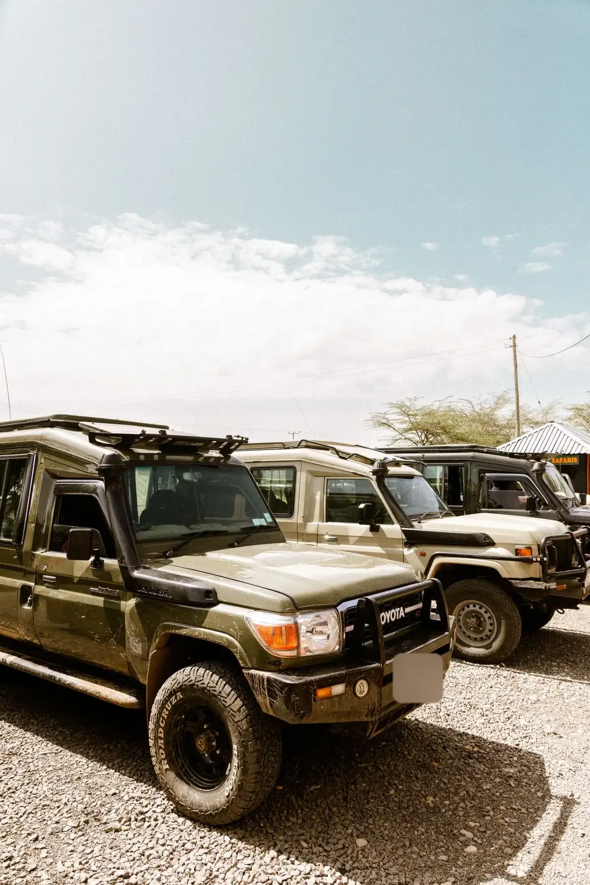 Toyota Land Cruiser série 70 alignés